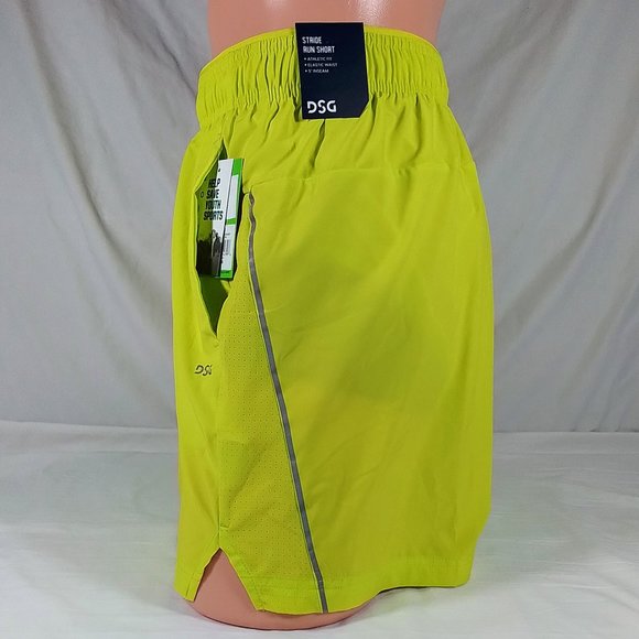 Men's 5 inch Stride Running Shorts-Iced Citron-Various Sizes-New with Tags - Picture 4 of 4